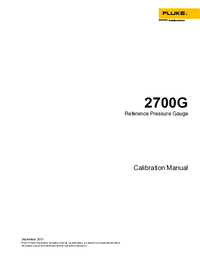 Thumbnail of document Manual - 2700G Series Reference Pressure Gauges